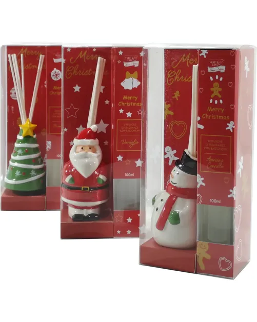 Χριστουγεννιάτικο Αρωματικό  Χώρου με Ξυλάκια – Σε 3 Διαφορετικά Σχέδια