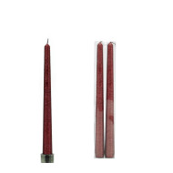 Χριστουγεννιάτικα Κόκκινα Κεριά – Σετ 2 Τεμ., Ύψος 25 cm