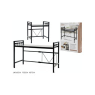 Μεταλλική Επεκτεινόμενη Ραφιέρα Οργάνωσης Κουζίνας-  40,5‑63,5 × 31,5 × 42 cm