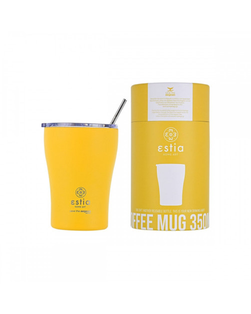 Θερμός Estia Save The Aegean 350 ml – Pineapple Yellow