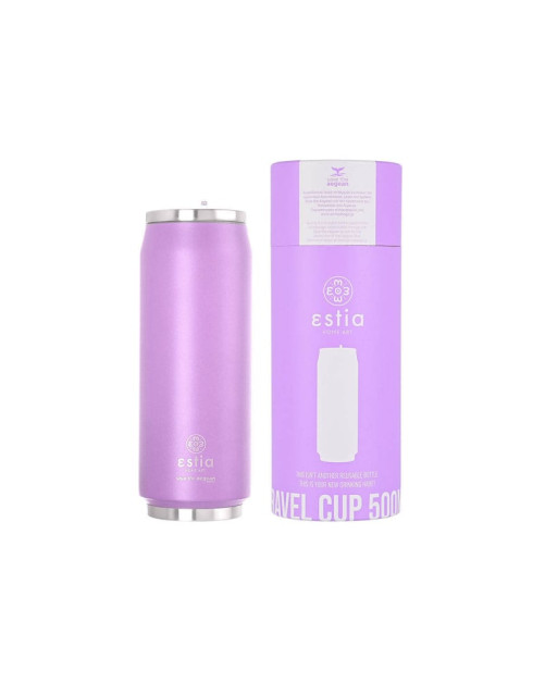 Θερμός / Ποτήρι Estia Save the Aegean 500 ml – Purple Matte