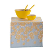 Τραβέρσα Runner Orange Juice 45x140cm Grey Yellow NEF-NEF