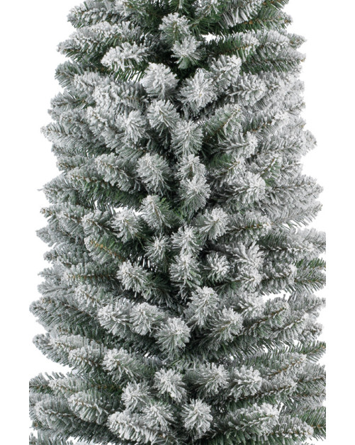 Χριστουγεννιάτικο Χιονισμένο Δέντρο Pencil Pine 240cm