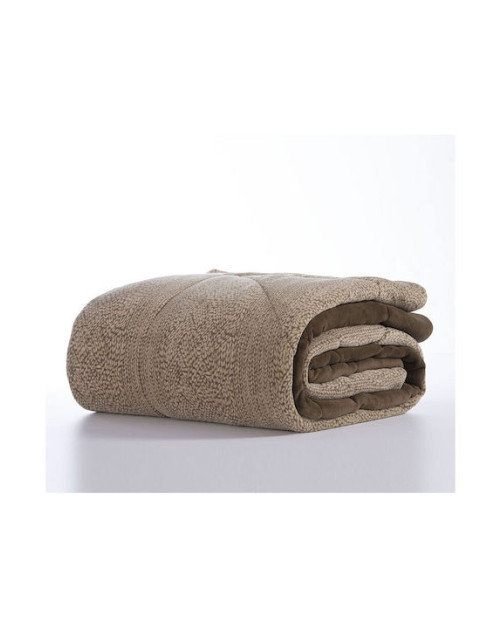 Κουβερτοπάπλωμα υπέρδιπλο weekend Beige Nef Nef 220 x 240cm