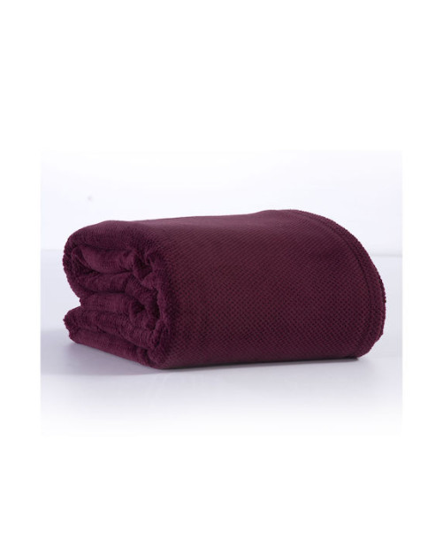 Κουβέρτα fleece μονή record Mauve Nef Nef 160 x 220cm