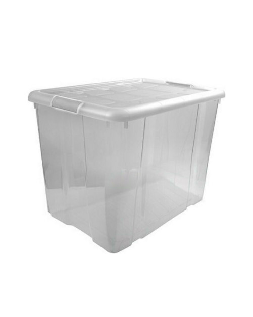 Πλαστικό Κουτί Αποθήκευσης Με Κλιπς  86L  61.4 x 43.8 x 45.6cm