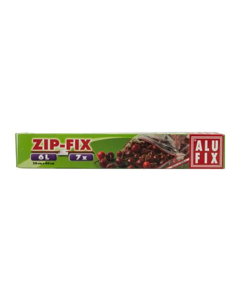 Alu Fix zip fix σακούλες τροφίμων 6L 7 τεμάχια
