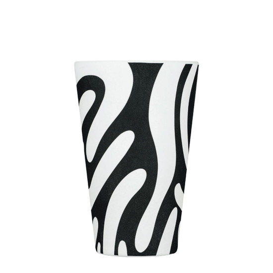 Κούπα Μπαμπού Με Καπάκι Μαύρο Manasa's Run Ecoffee Cup 400ml